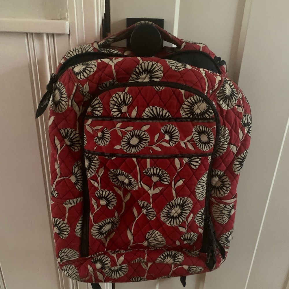 Vera Bradley deco daisy laptop backpack